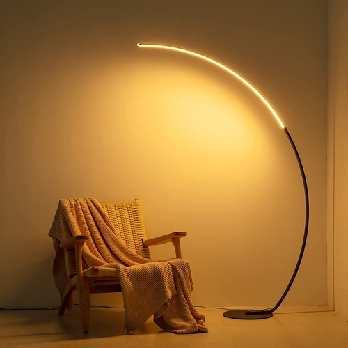 The Aura Lamp: Modern Arc Mood & Floor Light